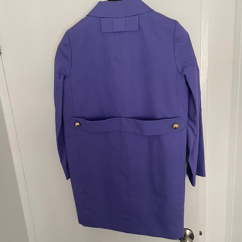 Kate Spade Bright Periwinkle/Purple Trench Coat - Picture 9 of 12